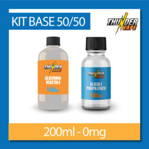 KIT BASE 200ml senza nicotina – 50VG/50PG