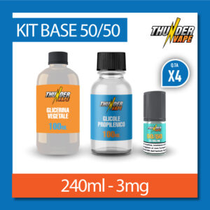 KIT BASE 240ml 3mg nicotina – 50VG/50PG