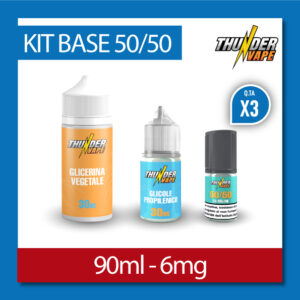 KIT BASE 90ml 6mg nicotina – 50VG/50PG