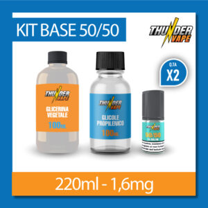 KIT BASE 220ml 1,63mg nicotina – 50VG/50PG