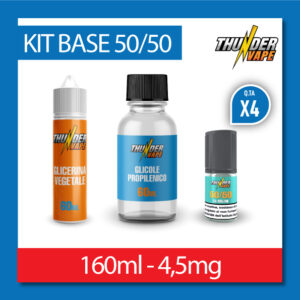 KIT BASE 160ml 4,5mg nicotina – 50VG/50PG