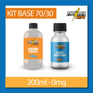 KIT BASE 200ml senza nicotina – 70VG/30PG