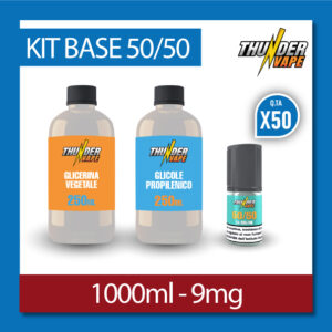 KIT BASE 1000ml 9mg nicotina – 50VG/50PG